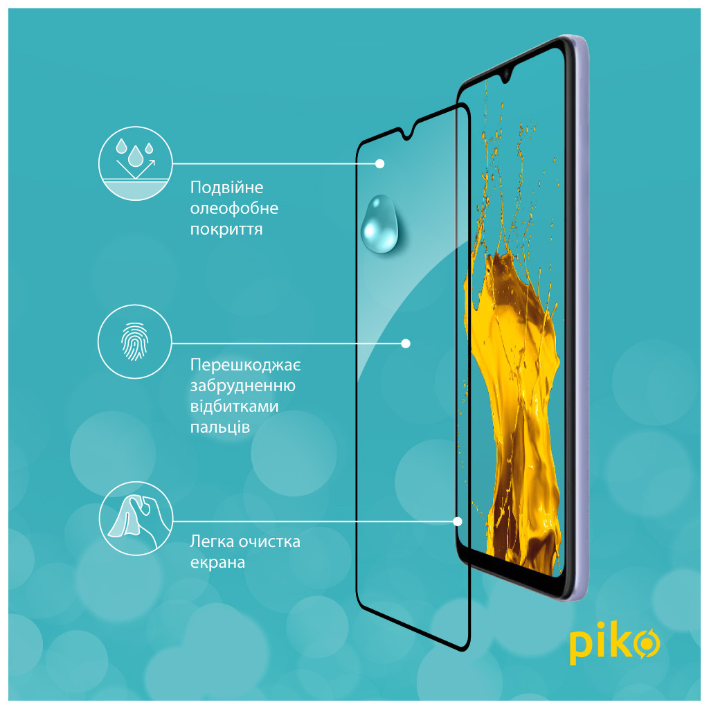 Скло захисне Piko Full Glue Xiaomi Redmi 12C (1283126573781) - зображення 5