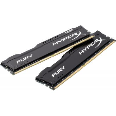 Модуль пам'яті для комп'ютера DDR4 16GB (2x8GB) 2133 MHz HyperX FURY Black Kingston Fury (ex.HyperX) (HX421C14FB2K2/16) - зображення 1