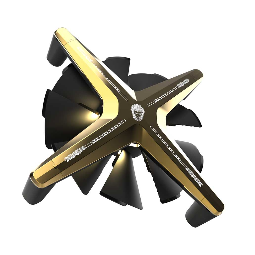 Кулер до корпусу Alseye X12 (Golden WK Push) (AS.04.03.0024) - зображення 5