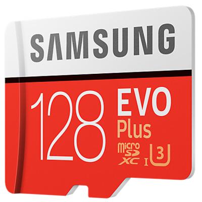 Карта пам'яті Samsung 128GB microSD class 10 EVO PLUS UHS-I (MB-MC128GA/RU) - зображення 3