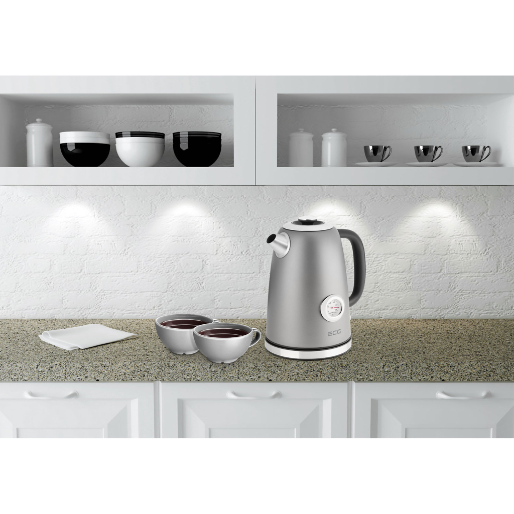 Електрочайник ECG RK 1700 Magnifica Antracito - зображення 10