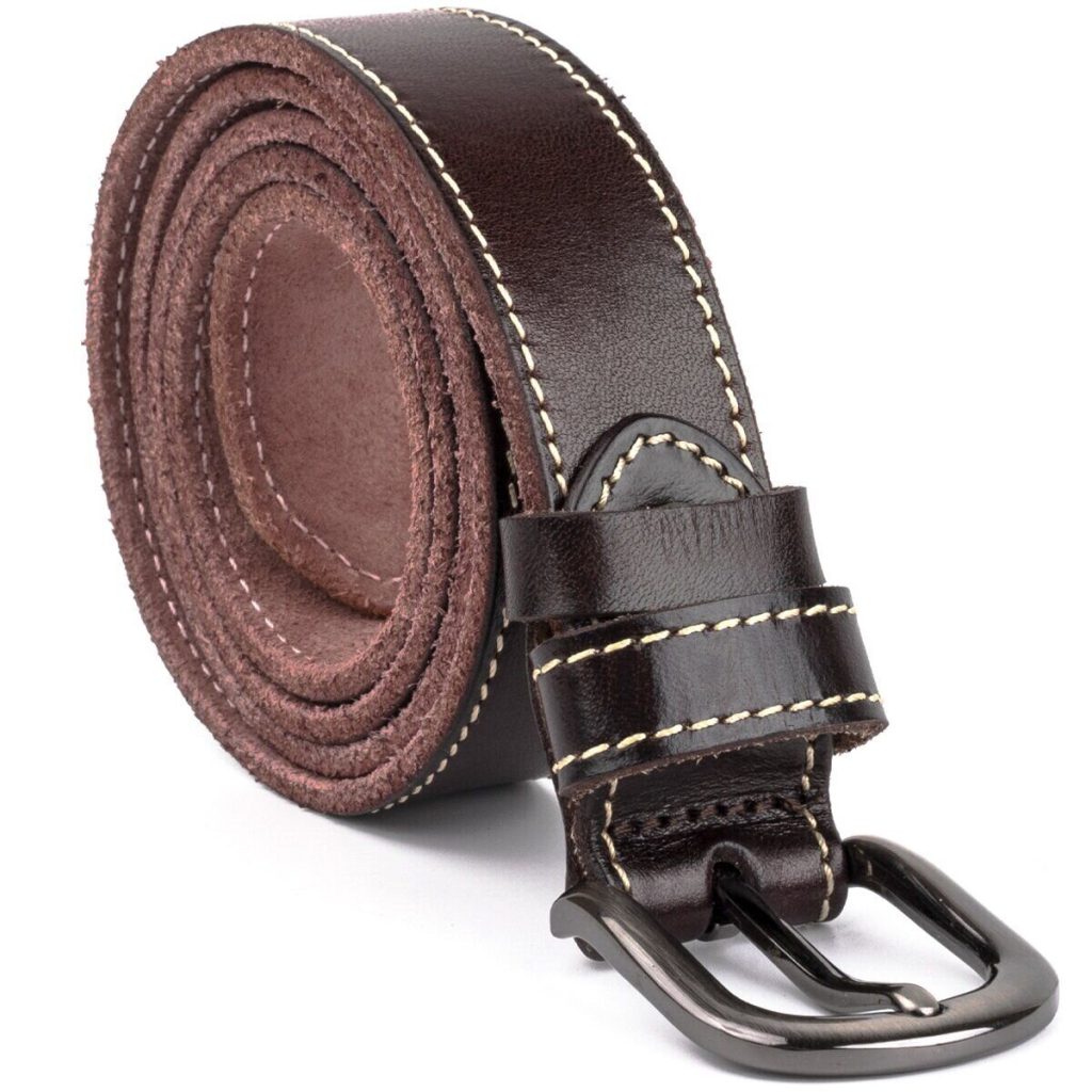 Ремінь Vintage Унісекс Темно-коричневий (20125) - зображення 6