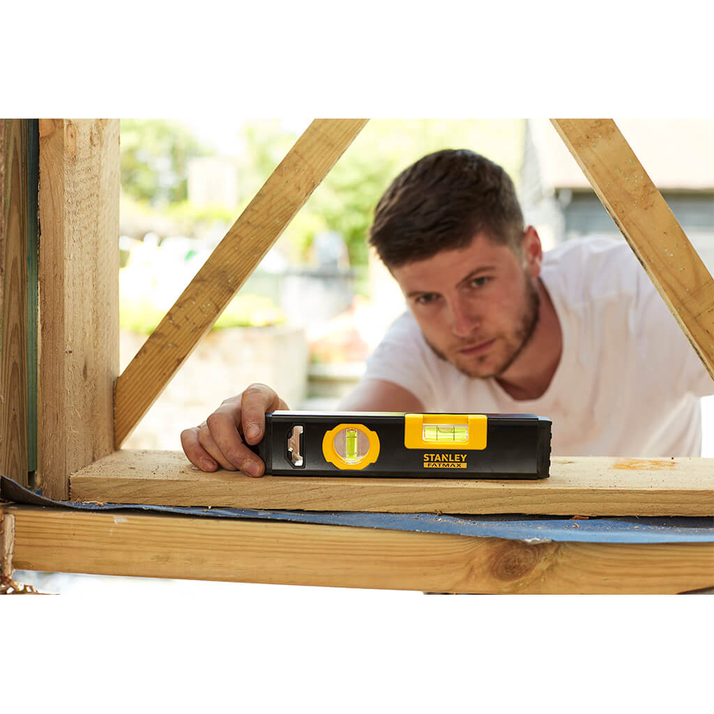 Рівень Stanley Classic Box Level TORPEDO, магнітний, алюмінієвий, 2 капс., L=230 мм (FMHT42884-1) - зображення 5