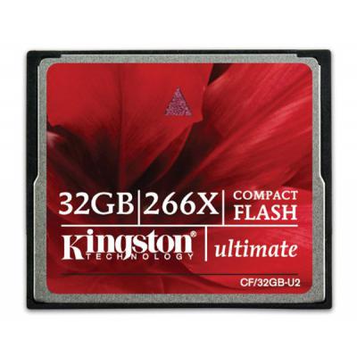 Карта пам'яті Kingston Compact Flash Ultimate 266x (CF/32GB-U2) - зображення 1