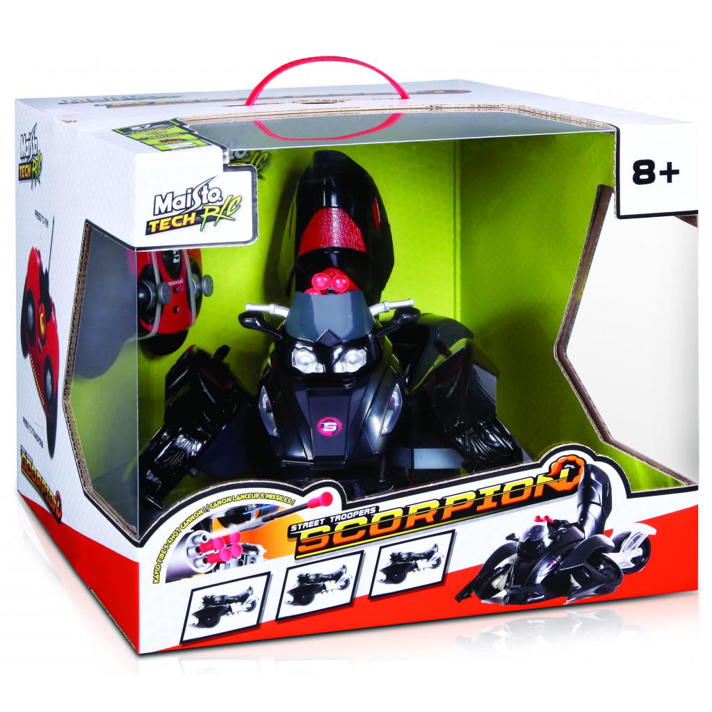 Радіокерована іграшка Maisto трансформер Street Troopers Scorpion (81182 black) - зображення 3