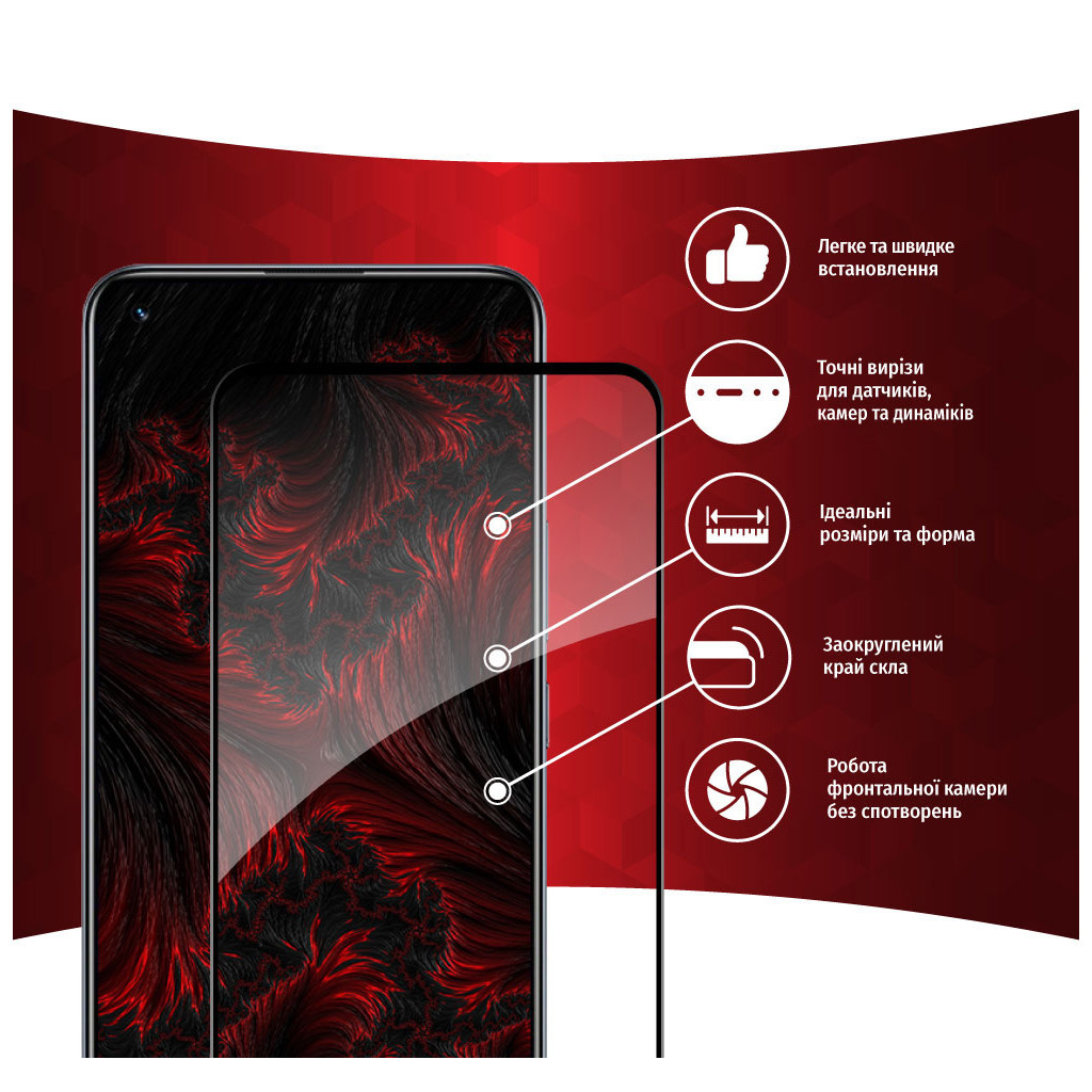 Скло захисне Intaleo Full Glue Realme 8 (1283126523267) - зображення 2