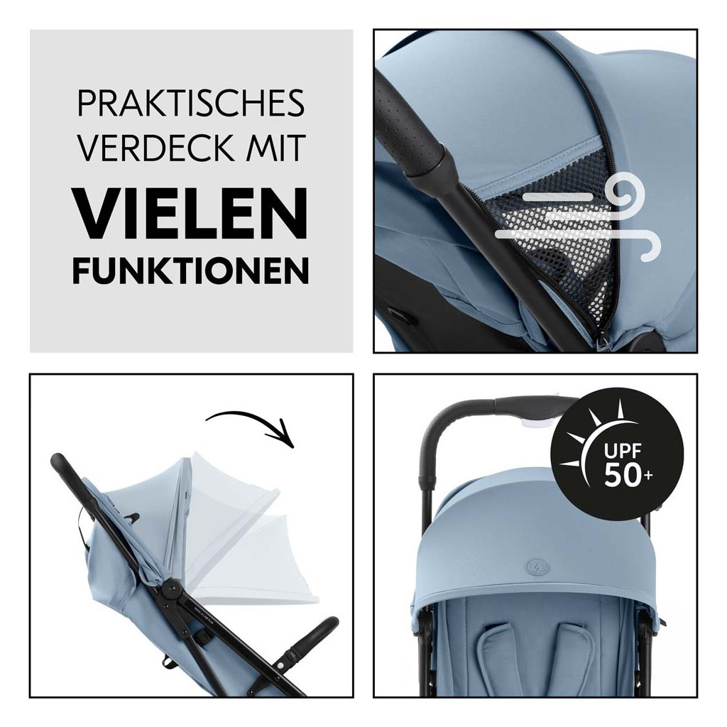 Коляска Hauck Travel N Care Plus Dusty Blue (16019-0) - зображення 3