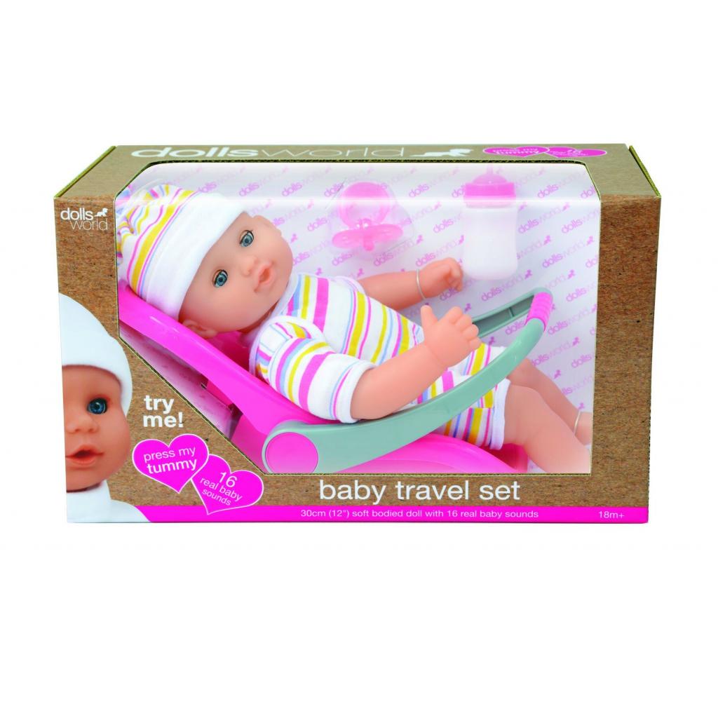 Пупс Dolls World Люблю подорожувати зі звуками, 30 см (8866) - зображення 2