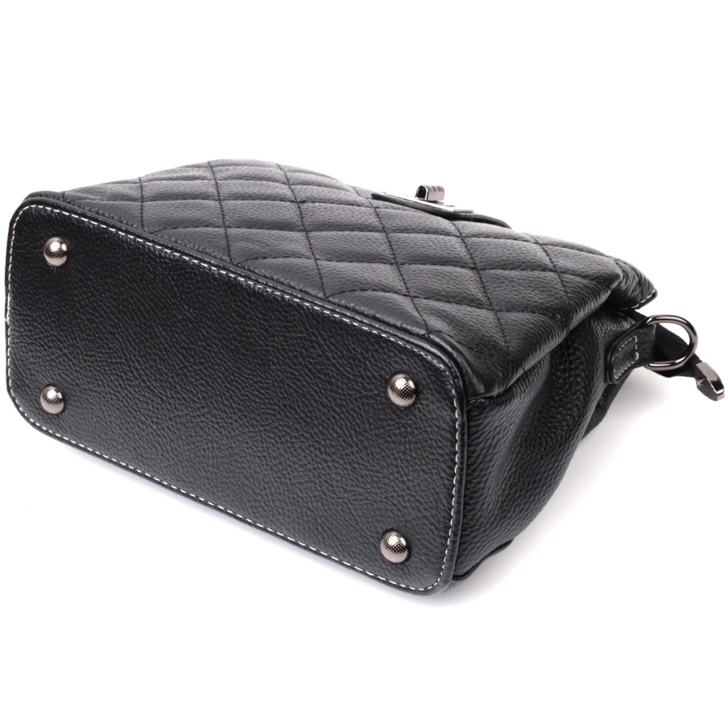 Сумка Vintage З натуральної шкіри Чорна (22415) - зображення 5