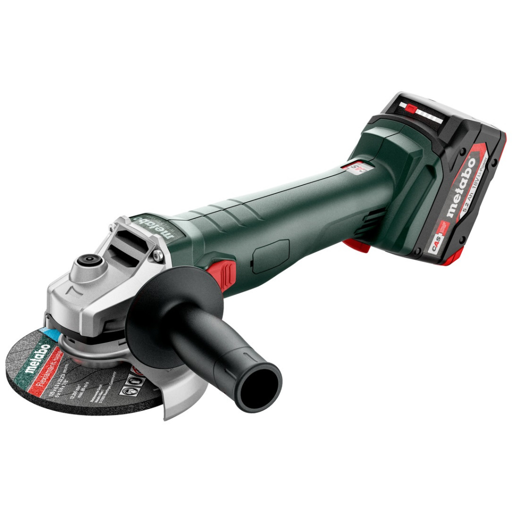 Шліфувальна машина Metabo W 18 L 9-125 Quick, 125мм, 18V. 2х5.2Ah, metaBOX 165 L (602249650) - зображення 1