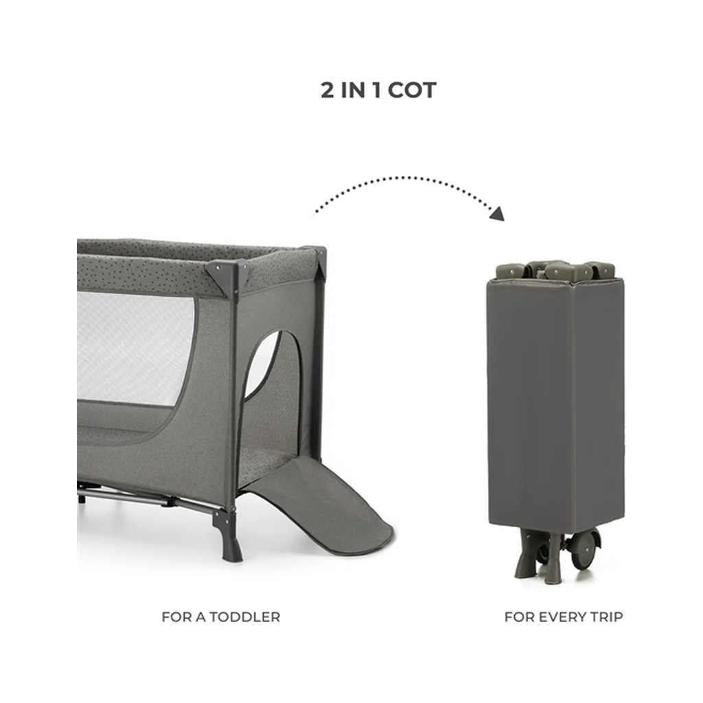 Дитячий манеж Kinderkraft Joy 2 Dark Grey (5902533925117) - изображение 2