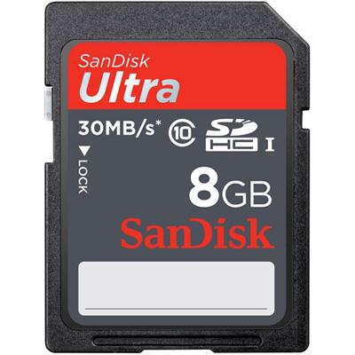 Карта пам'яті SanDisk 8Gb SDHC Ultra UHS-I Class 10 (SDSDU-008G-U46) - зображення 1