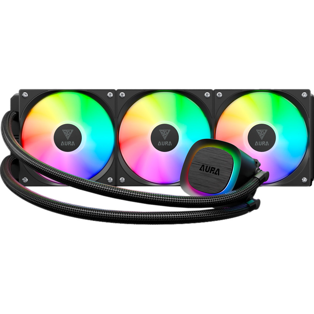 Система рідинного охолодження Gamdias AURA GL360 V2 CPU Liquid Cooler (4712960139343) - зображення 2