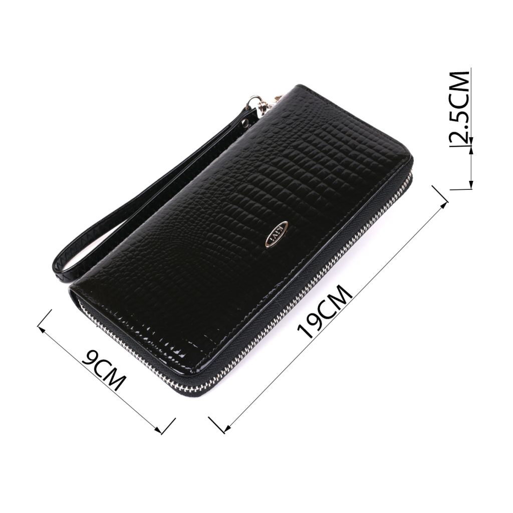 Гаманець Kivi З екошкіри Чорний (19030) - зображення 4