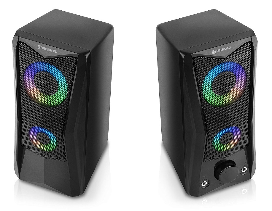 Акустична система REAL-EL S-107 Black  - зображення 4