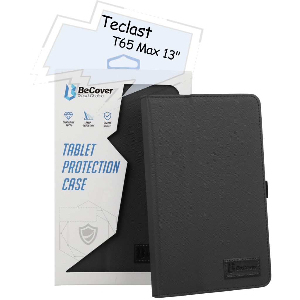 Чохол до планшета BeCover Slimbook Teclast T65 Max 13" Black (713081) - зображення 1