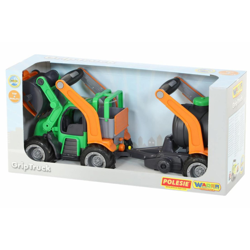 Спецтехніка Polesie трактор-навантажувач ГріпТрак (37404) - зображення 5