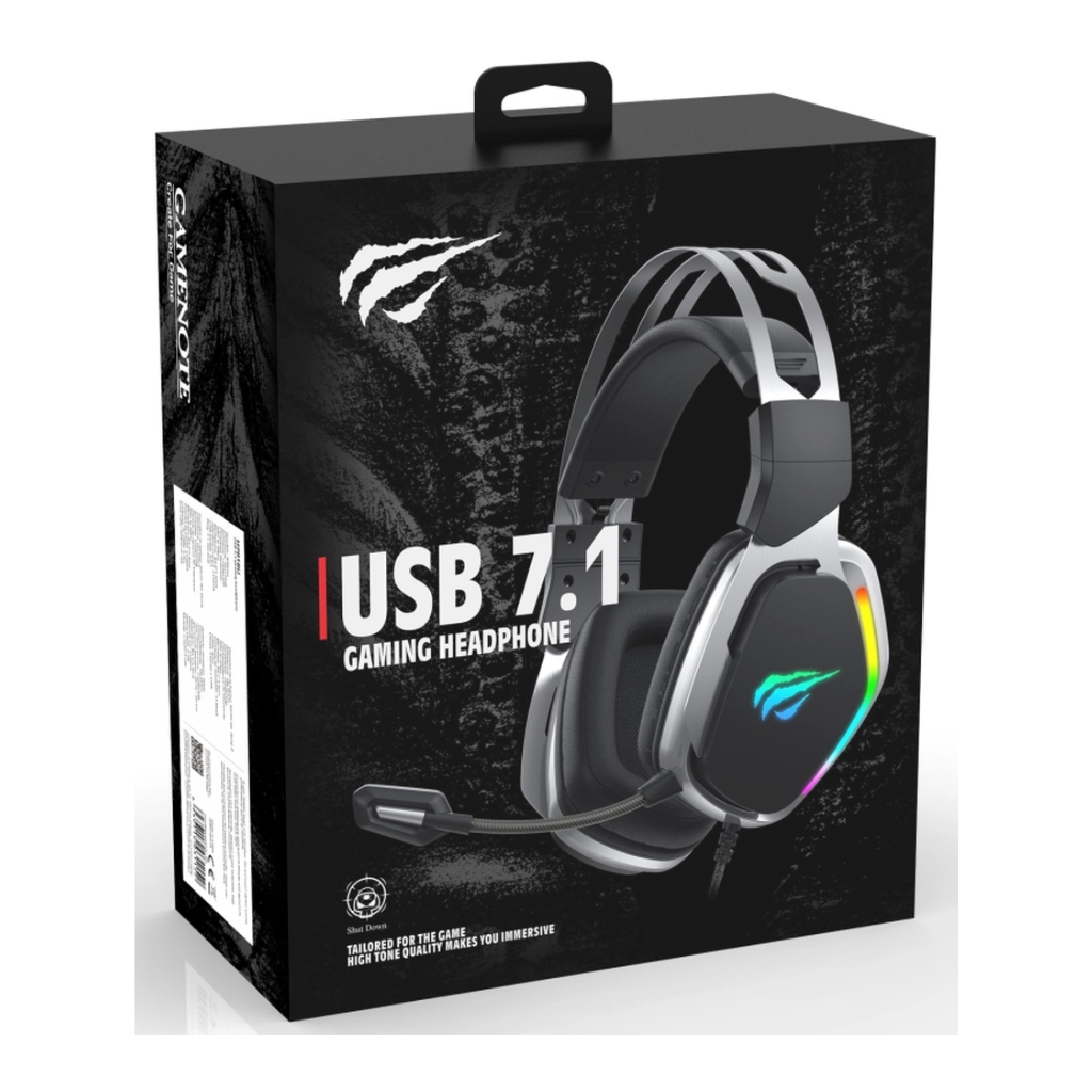 Навушники Havit HV-H2018U Plug USB 7.1 Black (6939119031152) - зображення 6