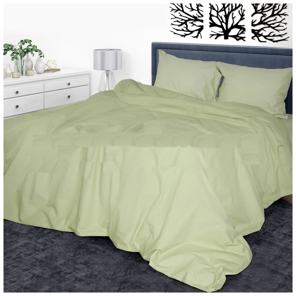 Постільна білизна Ярослав Бязь гладкофарбована з простирадлом B5 євро (44093) - зображення 1