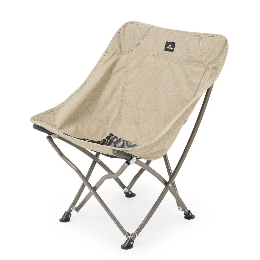 Крісло складане Naturehike YL04 NH18X004-Y 600D Oxford Бежеве (6975641888185) - зображення 1
