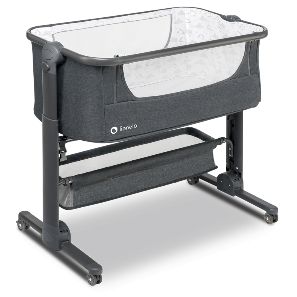 Ліжечко Lionelo приставне Timon Grey (LO-TIMON) - зображення 1