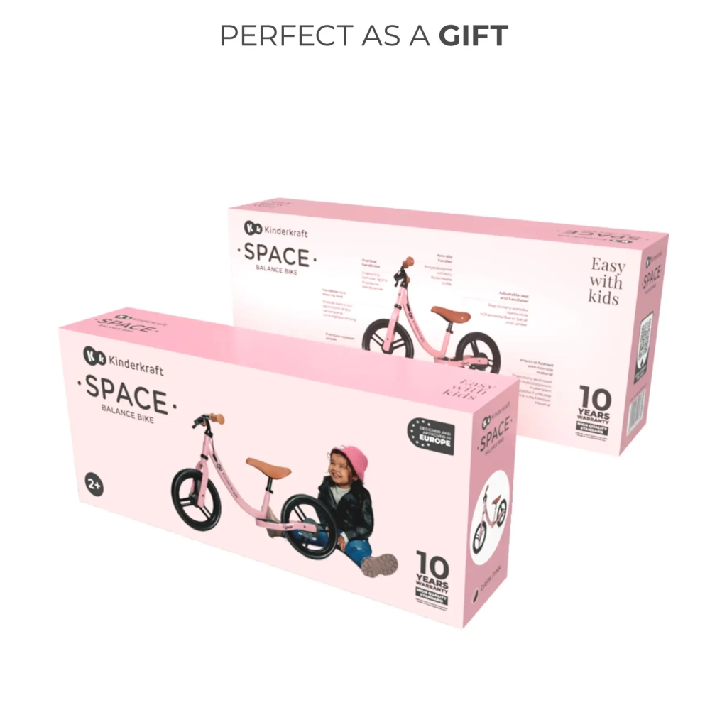 Біговел Kinderkraft Space Dark Pink (KRSPAC23PNK0000) (5902533925339) - зображення 8