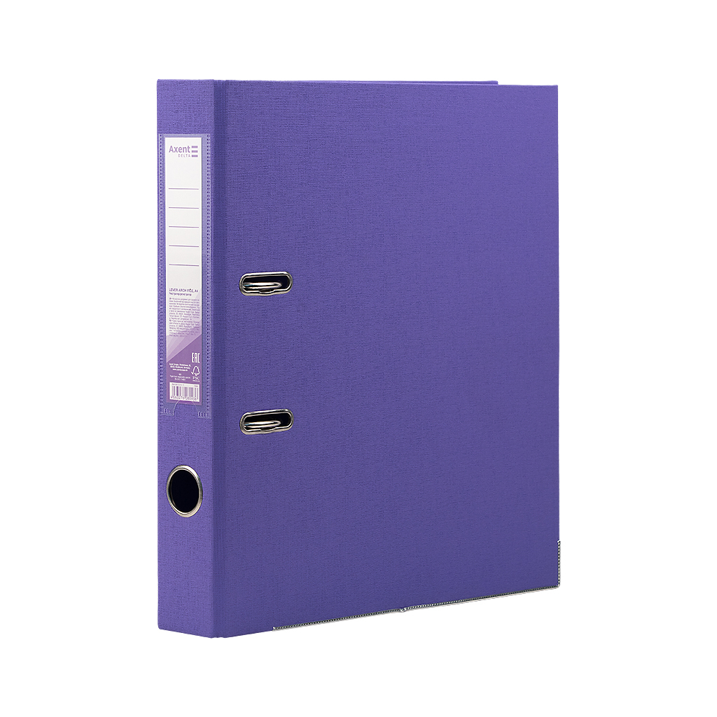 Папка - реєстратор Axent А4 PP 5 cм, зібрана, фіолетова (D1711-11C) - зображення 1