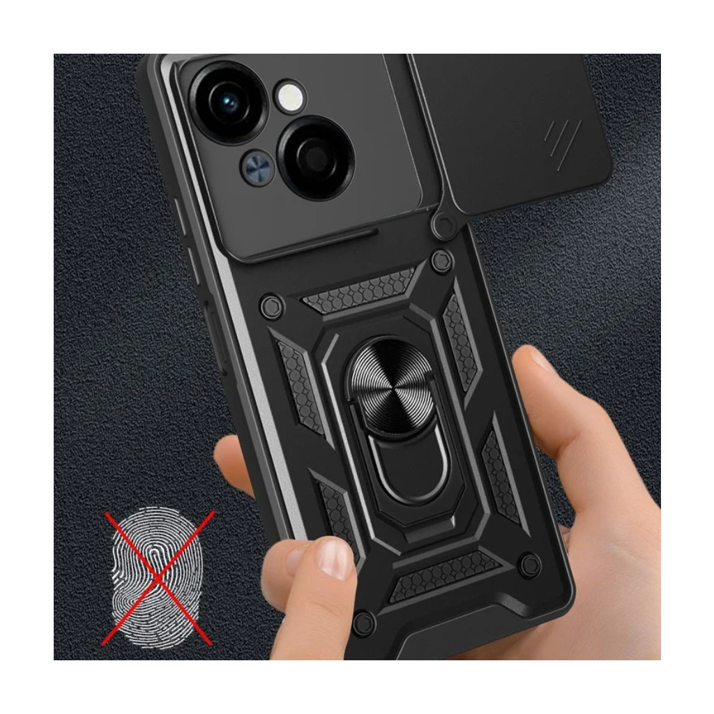 Чохол до мобільного телефона BeCover Military Tecno Spark Go 1 (KL4) Black (713073) - зображення 5