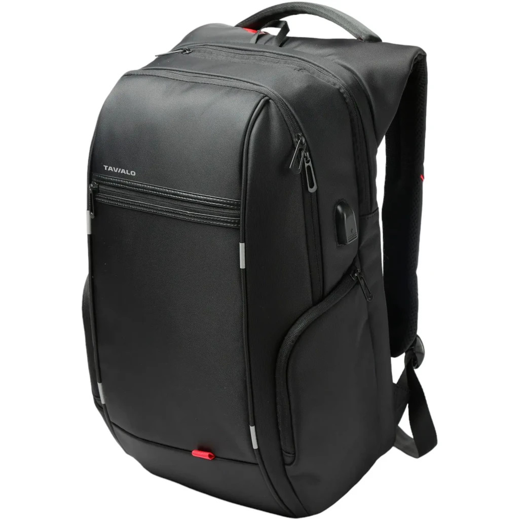 Рюкзак для ноутбука Tavialo 15.6" Smart TB20-1 black, 20л, 46х31х19см (TB20-124BL) - зображення 2