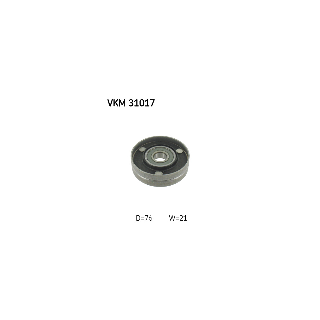 Ролик натягувача ременя SKF VKM 31017 - зображення 1