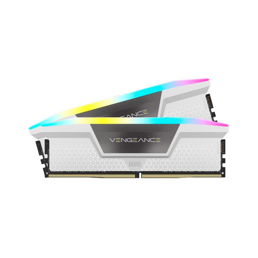 Модуль пам'яті для комп'ютера DDR5 32GB (2x16GB) 5600 MHz Vengeance RGB Corsair (CMH32GX5M2B5600C36WK) - зображення 2