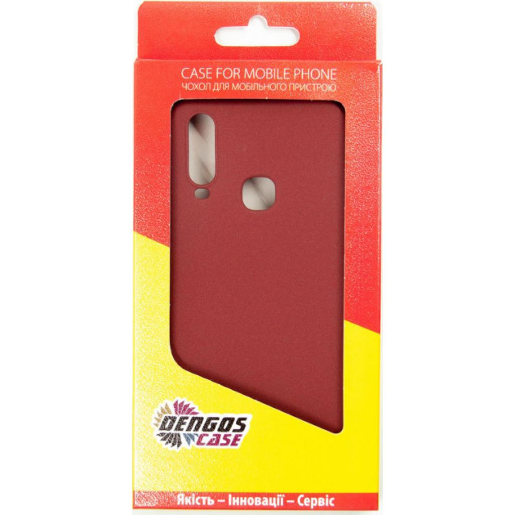 Чохол до мобільного телефона Dengos Carbon Vivo Y15, red (DG-TPU-CRBN-97) - зображення 4