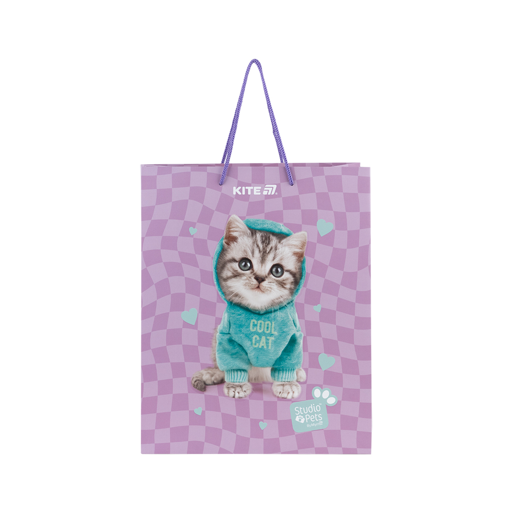 Подарунковий пакет Kite Studio Pets, 26х32 см (SP25-266) - изображение 2