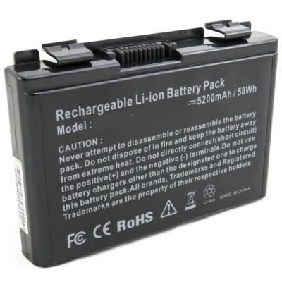Акумулятор до ноутбука Grand-X Asus K50 10,8V 5200mAh (A32-F82-5200) - зображення 1