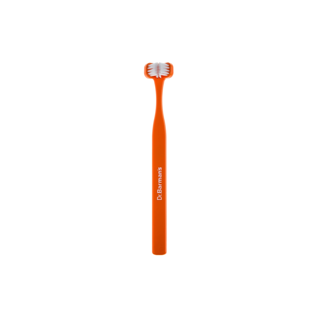 Дитяча зубна щітка Dr. Barman's Superbrush (Dentaco AG), 9603210000, тристороння (від 0-6 років), помаранчева (8.121/4) - изображение 1