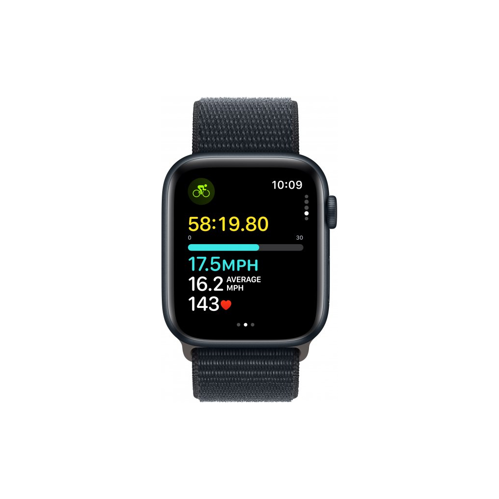 Смарт-годинник Apple Watch SE 2023 GPS 44mm Midnight Aluminium Case with Midnight Sport Loop (MREA3QP/A) - зображення 6