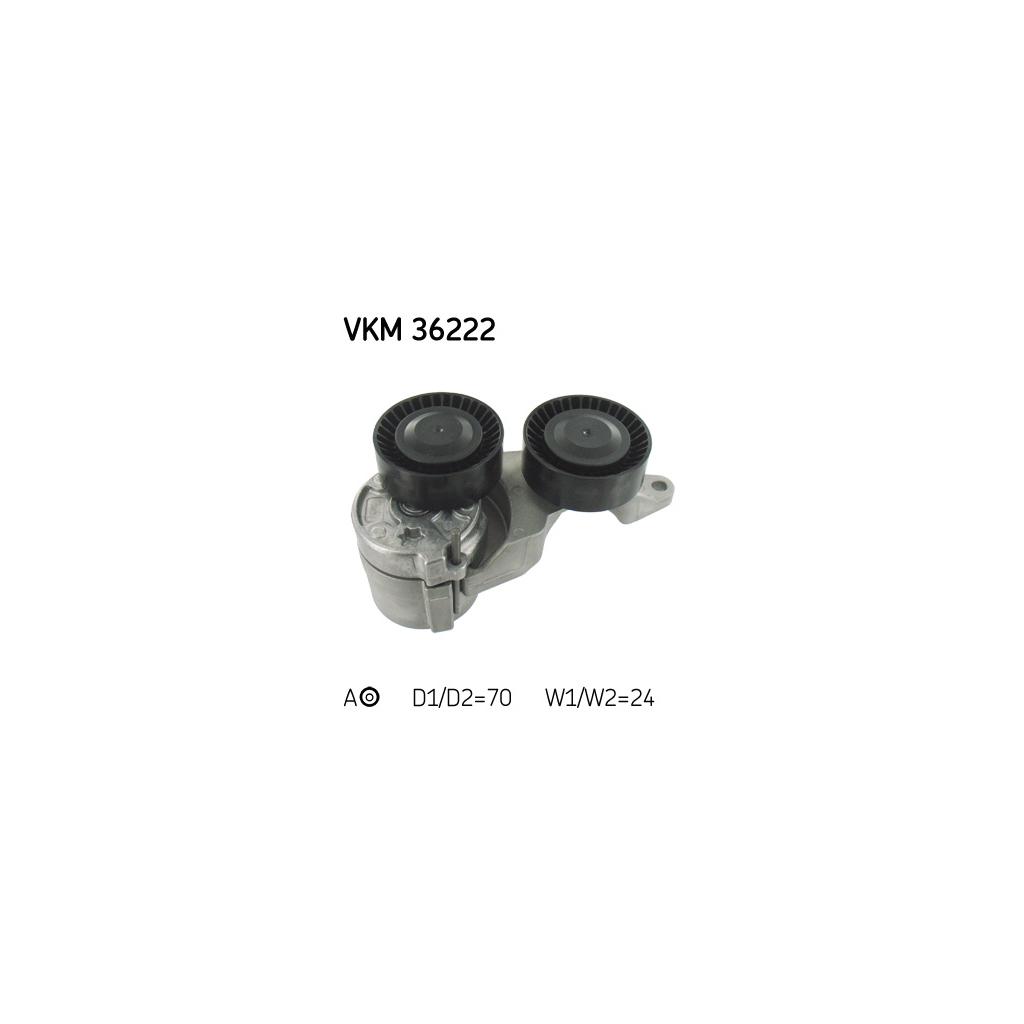 Ролик натягувача ременя SKF VKM 36222 - зображення 1