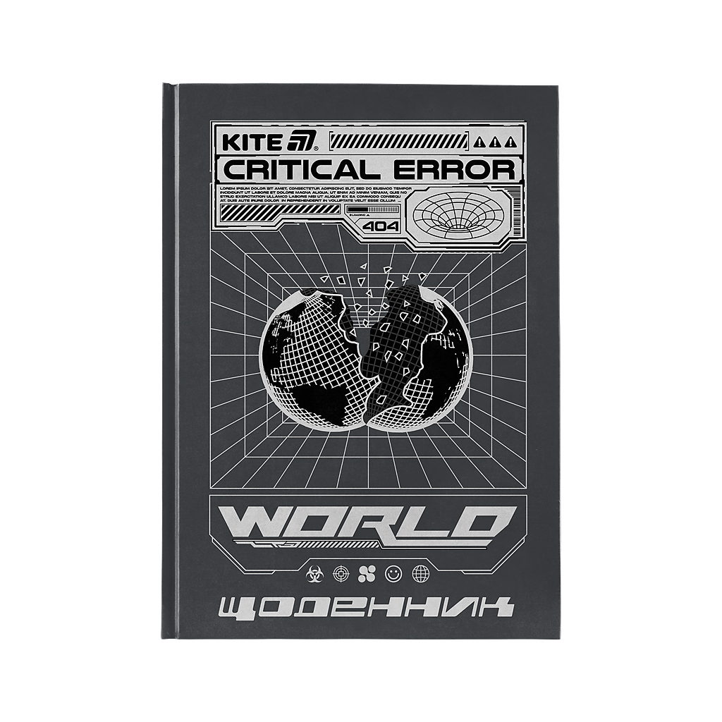 Щоденник шкільний Kite World, тверда обкладинка (K25-262-8) - зображення 1
