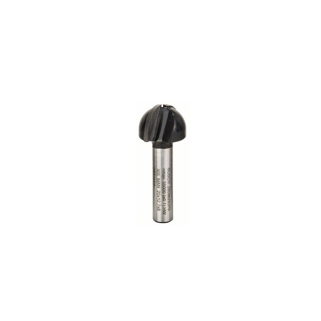 Фреза Bosch Professional галтельна, Std, S8, R10, D20, L12.4 (2.608.628.370) - зображення 2
