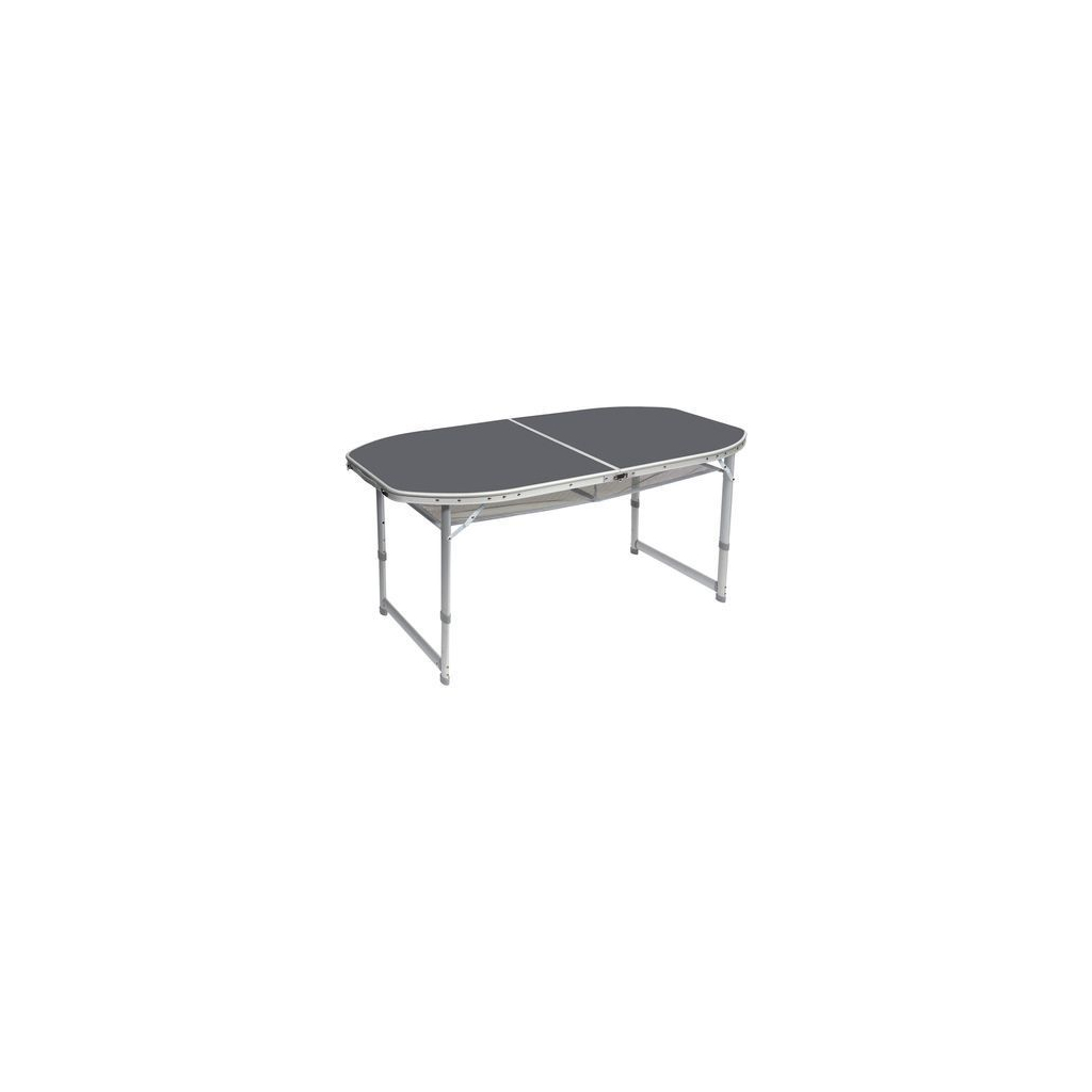 Туристичний стіл Bo-Camp Case Model Oval 150x80 cm Grey (1404399) (DAS303275) - зображення 1