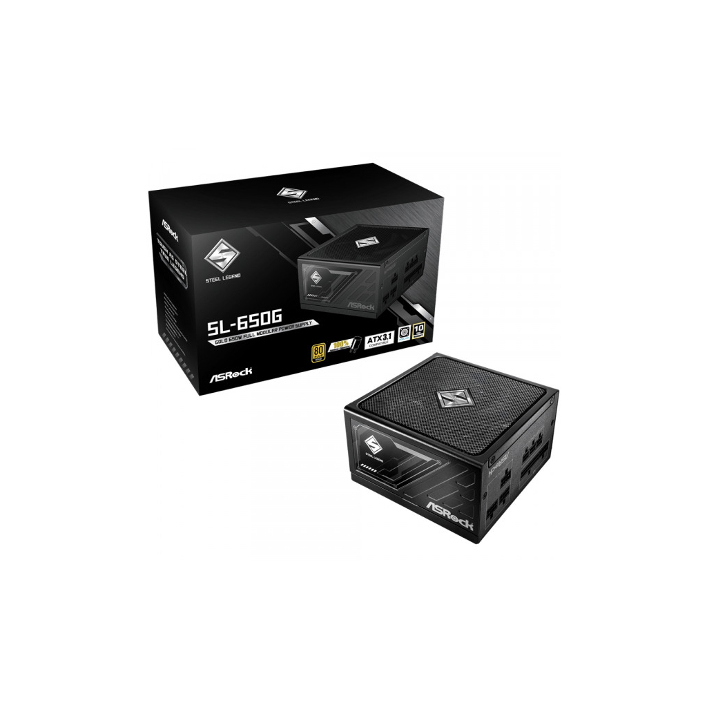 Блок живлення ASRock 650W SteelLegend (SL-650G) - зображення 5