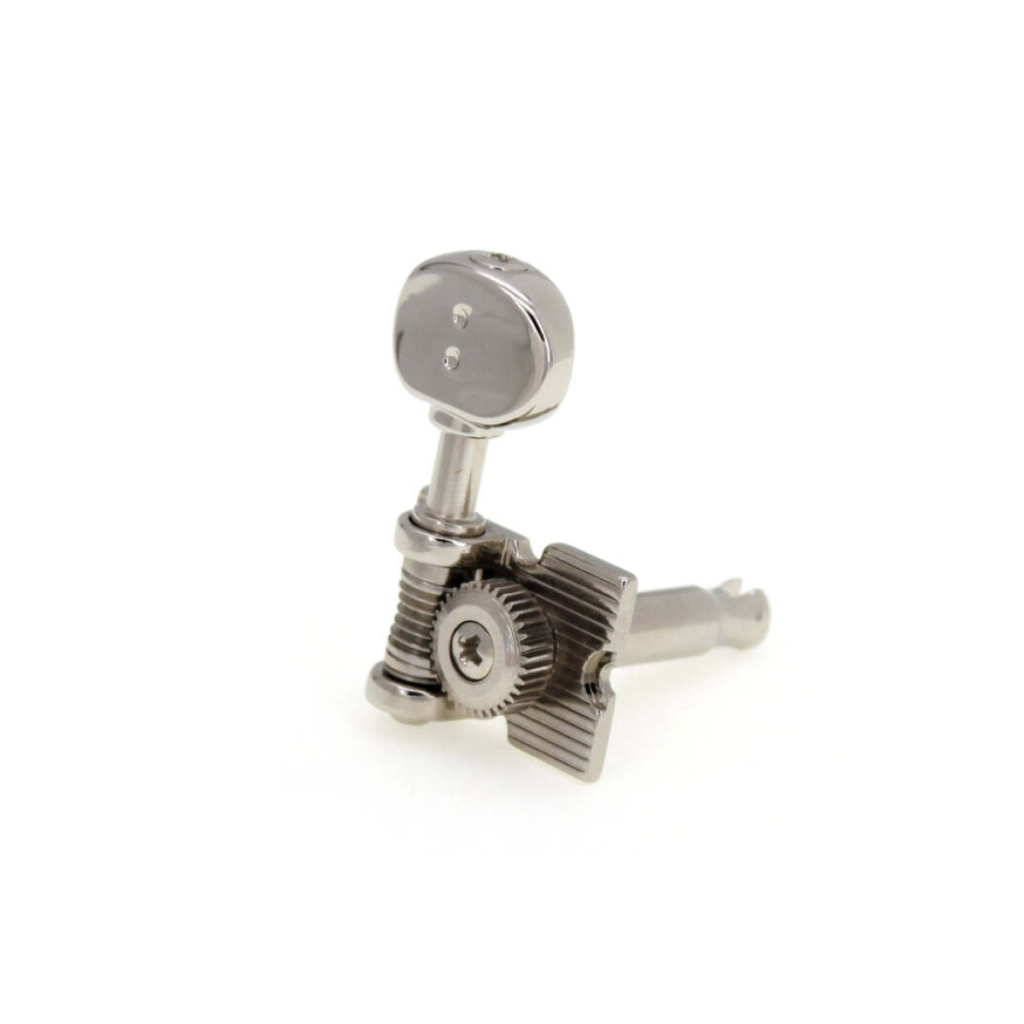 Кілки для гітари Graph Tech PRN-4624-N0 Ratio Electric 6-in-line Waffle, Vin. Nickel (235516) - зображення 5