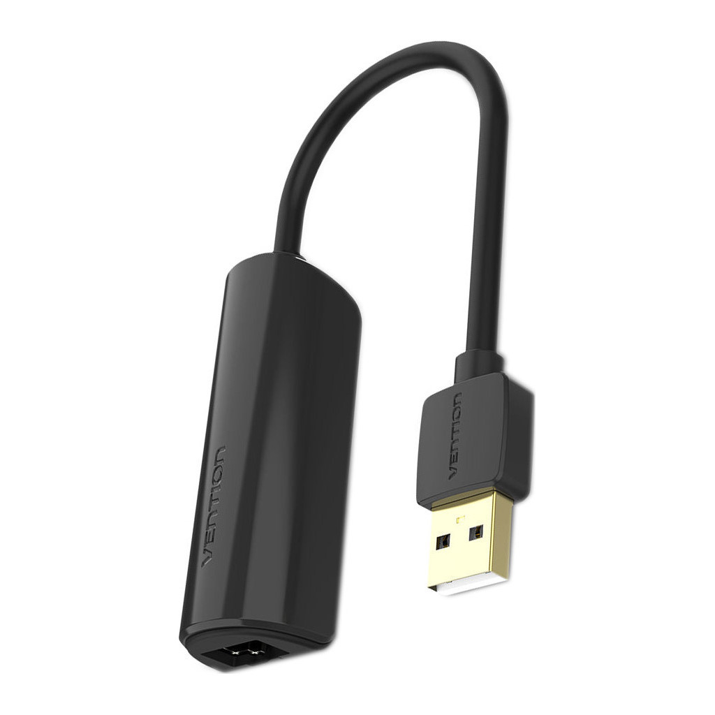Перехідник USB 2.0 AM to RJ45 Ethernet 100Mbps Vention (CEGBB) - изображение 3