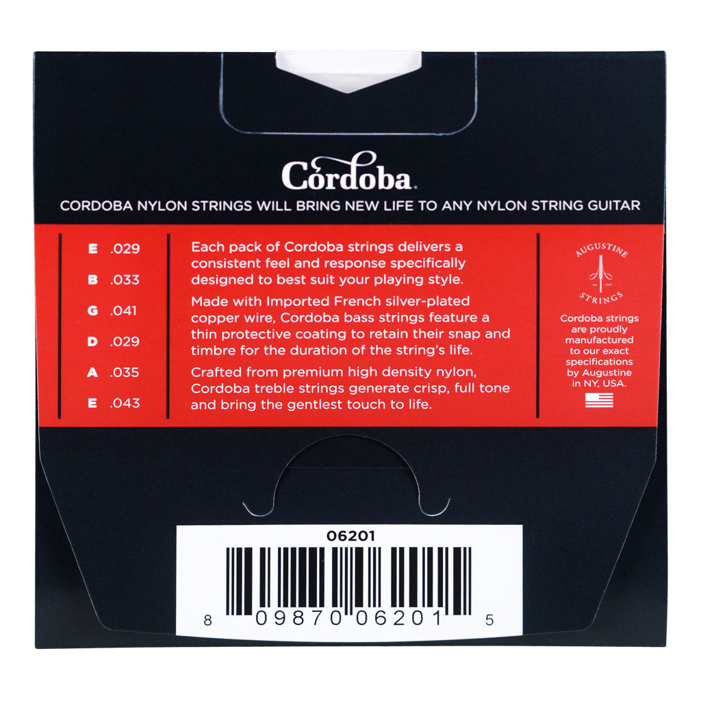 Струни для гітари Cordoba Nylon Guitar Strings - Medium (06201) - зображення 2