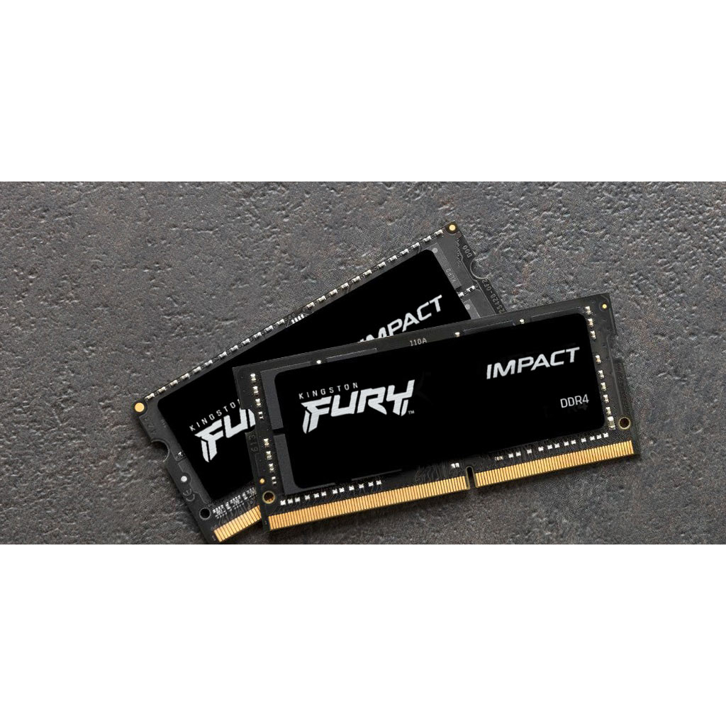 Модуль пам'яті для ноутбука SoDIMM DDR4 32GB (2x16GB) 3200 MHz Impact Kingston Fury (ex.HyperX) (KF432S20IBK2/32) - зображення 2