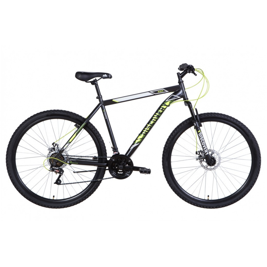 Велосипед Discovery 29" RIDER AM DD рама-19" 2021 Silver/Black (OPS-DIS-29-110) - зображення 1