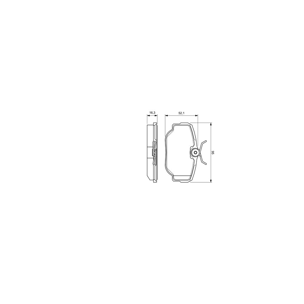 Гальмівні колодки Bosch 0 986 424 564 - зображення 4