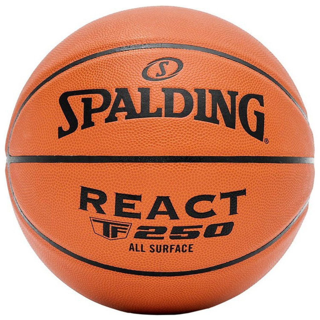 М'яч баскетбольний Spalding React TF-250 помаранчевий Уні 6 76802Z (689344403700) - изображение 1
