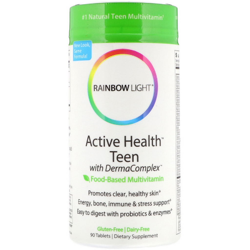 Мультивітамін Rainbow Light Мультивітаміни Для Підлітків, Активність, Здоров'я і (RLT-11202) - зображення 1