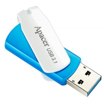 USB флеш накопичувач Apacer 64GB AH357 Blue USB 3.1 (AP64GAH357U-1) - зображення 5
